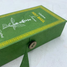 Himalayan Sughandit Dhoop smilkalų dovanų rinkinys - Šventasis Bazilikas Himalayan Sughandit Dhoop smilkalų dovanų rinkinys - Šventasis Bazilikas