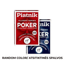 Piatnik Classic Series 4 Index Pokerio kortos 1 vnt. (raudonos arba mėlynos)