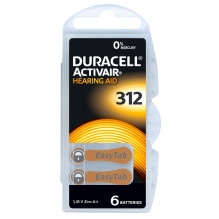 Duracell Activair 312 hearing aid batteries 60 pcs. Duracell Activair 312 hearing aid batteries 60 pcs.