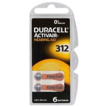 Duracell Activair 312 hearing aid batteries 60 pcs. Duracell Activair 312 hearing aid batteries 60 pcs.