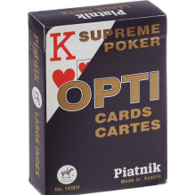 Piatnik Opti Supreme Jumbo Index Pokerio kortų kaladė 1 vnt. (raudona arba mėlyna) Piatnik Opti Supreme Jumbo Index Pokerio kortų kaladė 1 vnt. (raudona arba mėlyna)