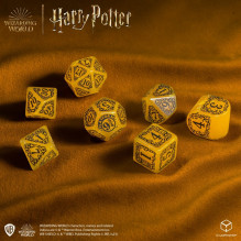 Harry Potter. Hufflepuff Modern Dice kauliukų rinkinys (geltonos sp.) Harry Potter. Hufflepuff Modern Dice kauliukų rinkinys (geltonos sp.)
