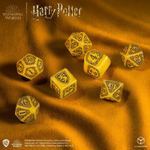 Harry Potter. Hufflepuff Modern Dice kauliukų rinkinys (geltonos sp.) Harry Potter. Hufflepuff Modern Dice kauliukų rinkinys (geltonos sp.)
