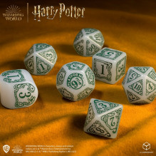 Harry Potter. Slytherin Modern Dice kauliukų rinkinys (baltos sp.) Harry Potter. Slytherin Modern Dice kauliukų rinkinys (baltos sp.)