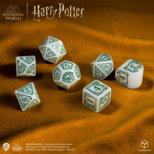 Harry Potter. Slytherin Modern Dice Set (White)