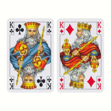 Piatnik Bridge - Poker - Whist kortų kaladė 1 vnt. (žalia arba ruda)