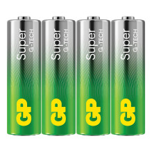 GP LR6 AA Super (G-TECH) baterijos 5 vnt. GP LR6 AA Super (G-TECH) baterijos 5 vnt.