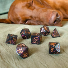 DOGS Dice Set: Luna kauliukų rinkinys DOGS Dice Set: Luna kauliukų rinkinys