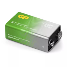 GP 6LR61 Super Alkaline (G-TECH) baterijos 1 vnt. GP 6LR61 Super Alkaline (G-TECH) baterijos 1 vnt.