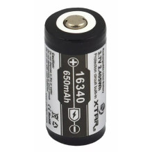 Xtar 16340 rechargeable battery 650 mAh Xtar 16340 rechargeable battery 650 mAh