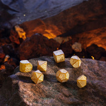 Dwarven Gold kauliukų rinkinys (aukso sp.) Dwarven Gold kauliukų rinkinys (aukso sp.)