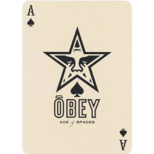 Obey žaidimo kortos raudonos Theory11