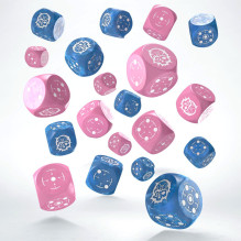 Crosshairs Compact D6 RPG Dice Set (Blue Pink) Crosshairs Compact D6 RPG Dice Set (Blue Pink)