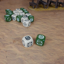 Crosshairs Compact D6 RPG kauliukų rinkinys (smėlio ir alyvuogių sp.) Crosshairs Compact D6 RPG kauliukų rinkinys (smėlio ir alyvuogių sp.)