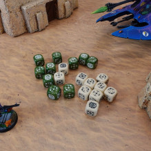 Crosshairs Compact D6 RPG kauliukų rinkinys (smėlio ir alyvuogių sp.) Crosshairs Compact D6 RPG kauliukų rinkinys (smėlio ir alyvuogių sp.)