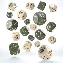Crosshairs Compact D6 RPG kauliukų rinkinys (smėlio ir alyvuogių sp.) Crosshairs Compact D6 RPG kauliukų rinkinys (smėlio ir alyvuogių sp.)