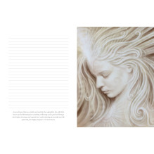 White Light journal užrašinė Blue Angel White Light journal užrašinė Blue Angel