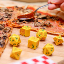 Pizza Margherita RPG kauliukų rinkinys Q WORKSHOP Pizza Margherita RPG kauliukų rinkinys Q WORKSHOP