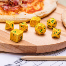 Pizza Margherita RPG kauliukų rinkinys Q WORKSHOP Pizza Margherita RPG kauliukų rinkinys Q WORKSHOP