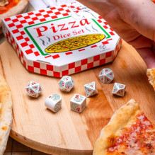 Pizza Pepperoni RPG kauliukų rinkinys Q WORKSHOP Pizza Pepperoni RPG kauliukų rinkinys Q WORKSHOP
