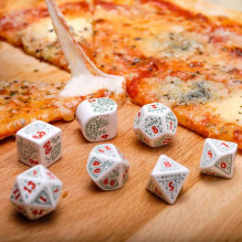 Pizza Pepperoni RPG kauliukų rinkinys Q WORKSHOP Pizza Pepperoni RPG kauliukų rinkinys Q WORKSHOP