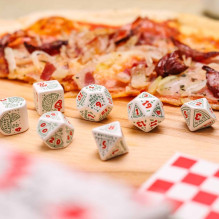Pizza Pepperoni RPG kauliukų rinkinys Q WORKSHOP Pizza Pepperoni RPG kauliukų rinkinys Q WORKSHOP