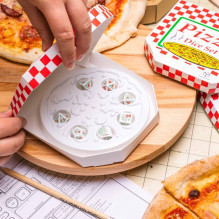 Pizza Pepperoni RPG kauliukų rinkinys Q WORKSHOP Pizza Pepperoni RPG kauliukų rinkinys Q WORKSHOP