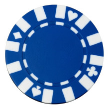 Pokerio žetonai 50 vnt. (mėlynos spalvos) Star
