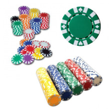 Pokerio žetonai 50 vnt. (žalios spalvos) Star Pokerio žetonai 50 vnt. (žalios spalvos) Star