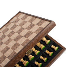 Riešutmedžsio Šachmatų rinkinys 35x35cm su Stauntono šachmatų figūrėlėmis Manopoulos Riešutmedžsio Šachmatų rinkinys 35x35cm su Stauntono šachmatų figūrėlėmis Manopoulos