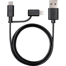 Varta Charge sync cable 2in1: Lightning Micro USB 57943 cable Varta Charge sync cable 2in1: Lightning Micro USB 57943 cable