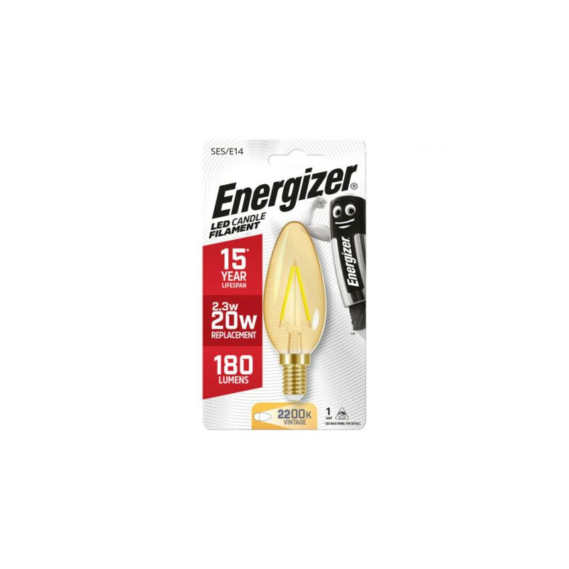 Energizer LED candle filament Vintage E14 S9431 lemputė