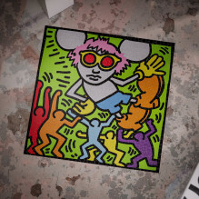 Keith Haring dėlionė 1000 detalių Theory11 Keith Haring dėlionė 1000 detalių Theory11