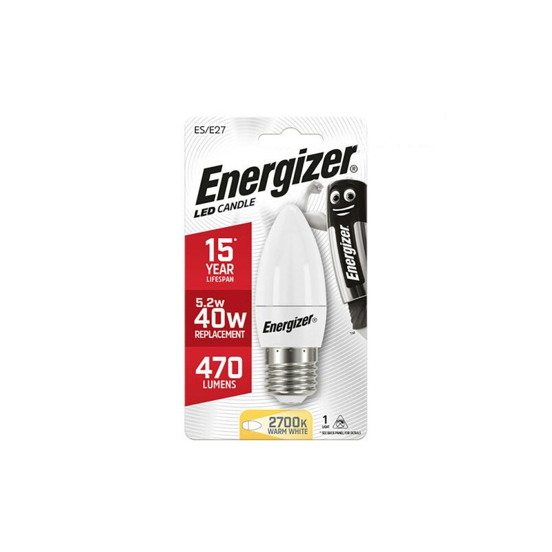 Energizer LED candle E27 S8881 bulb
