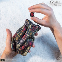 Game of Thrones. The Sigils Pattern kauliukų maišelis Q-Workshop Game of Thrones. The Sigils Pattern kauliukų maišelis Q-Workshop