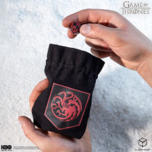 Game of Thrones. Targaryen kauliukų maišelis Q-Workshop Game of Thrones. Targaryen kauliukų maišelis Q-Workshop