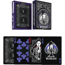 Bicycle Wednesday Addams žaidimo kortos Bicycle Wednesday Addams žaidimo kortos