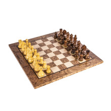 Riešutmedžio Šachmatų rinkinys 40x40cm su Stauntono šachmatų figūrėlėmis Manopoulos Riešutmedžio Šachmatų rinkinys 40x40cm su Stauntono šachmatų figūrėlėmis Manopoulos
