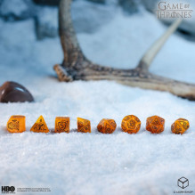 Game of Thrones. Baratheon kauliukų rinkinys Q-WORKSHOP Game of Thrones. Baratheon kauliukų rinkinys Q-WORKSHOP