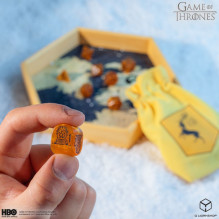 Game of Thrones. Baratheon kauliukų rinkinys Q-WORKSHOP Game of Thrones. Baratheon kauliukų rinkinys Q-WORKSHOP