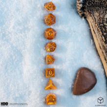 Game of Thrones. Baratheon kauliukų rinkinys Q-WORKSHOP Game of Thrones. Baratheon kauliukų rinkinys Q-WORKSHOP