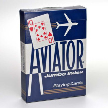 Aviator Jumbo Poker Cards (Blue) Aviator Jumbo Poker Cards (Blue)