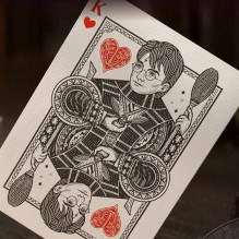 Harry Potter Gryffindor Raudonos Theory11 žaidimo kortos Harry Potter Gryffindor Raudonos Theory11 žaidimo kortos