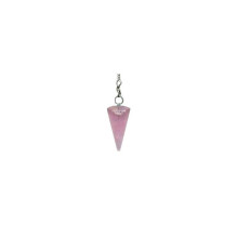 Premium Rose Quartz Chakra Pendulum Švytuoklė Lo Scarabeo Premium Rose Quartz Chakra Pendulum Švytuoklė Lo Scarabeo