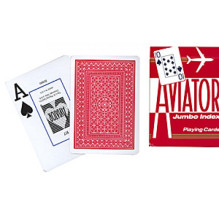 Aviator Jumbo pokerio kortos (Raudonos) Aviator Jumbo pokerio kortos (Raudonos)