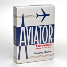 Aviator Pinochle Standard pokerio kortos (Mėlynos) Aviator Pinochle Standard pokerio kortos (Mėlynos)