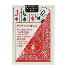 Bicycle Pinochle Standard kortos (Raudonos) Bicycle Pinochle Standard kortos (Raudonos)