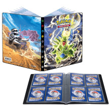 Scarlet and Violet Tyranitar and Revavroom 4 kišenių albumas Pokémon kortelėms Ultra Pro Scarlet and Violet Tyranitar and Revavroom 4 kišenių albumas Pokémon kortelėms Ultra Pro