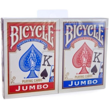 Bicycle Jumbo Blister Pack 2 kortų kaladės (Mėlynos ir raudonos) Bicycle Jumbo Blister Pack 2 kortų kaladės (Mėlynos ir raudonos)