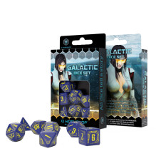 Galactic Dice RPG kauliukų rinkinys mėlynos ir geltonos sp Galactic Dice RPG kauliukų rinkinys mėlynos ir geltonos sp